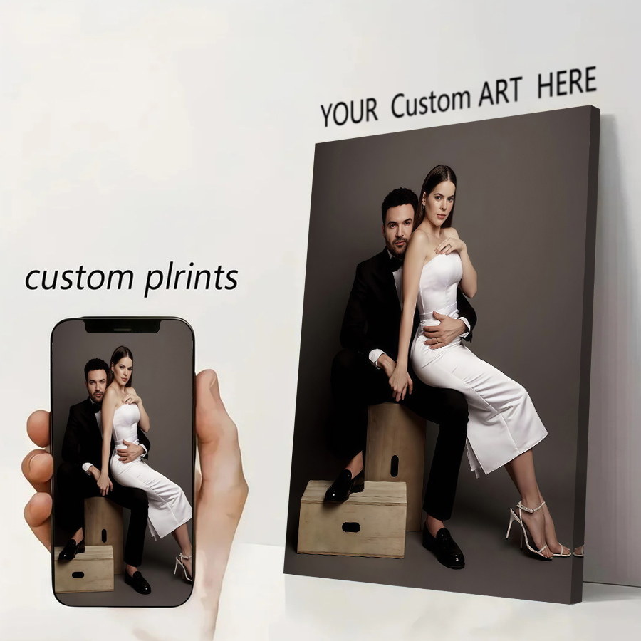 Party Games Birthday - Poster su Tela Personalizzato con Stampa
