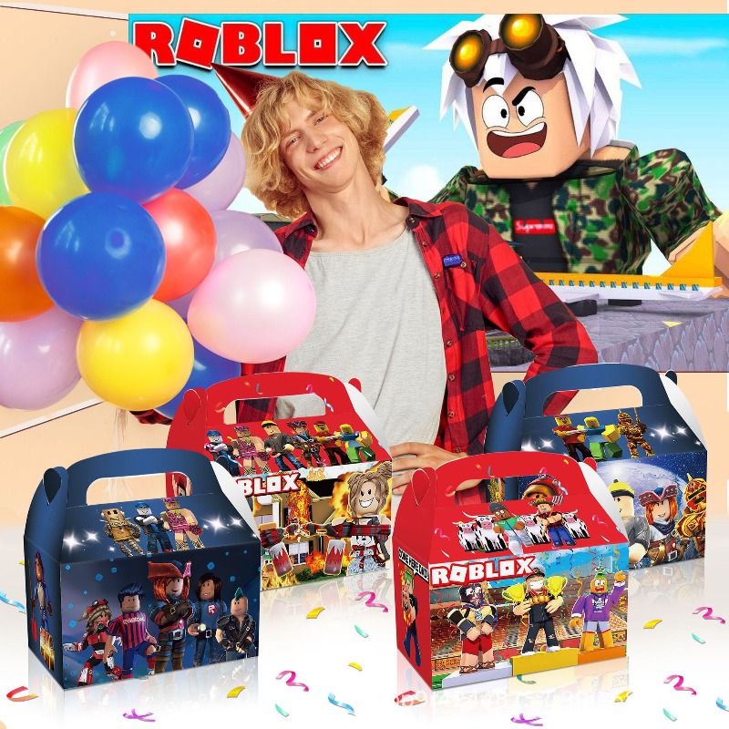 Party Games In Roblox - Set di 12 Scatole Regalo a