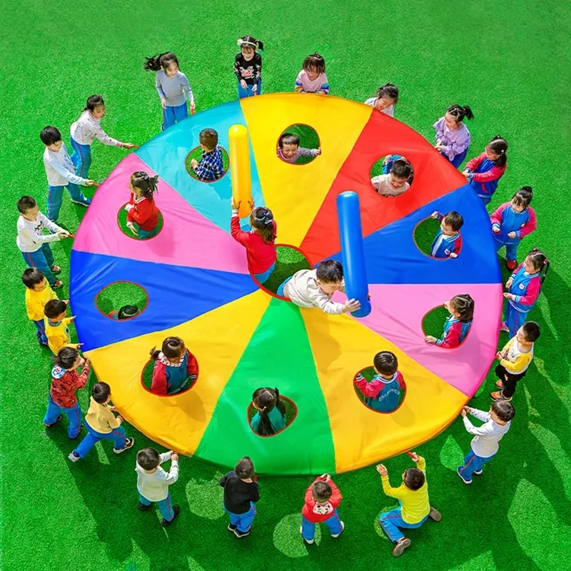 Party Games Group For Adults - Paracadute Arcobaleno Knock Gopher, Gioco Interattivo
