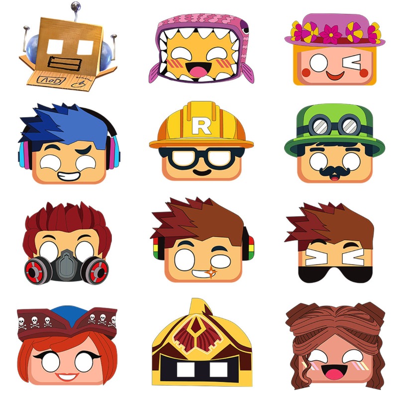 12 Maschere di Carta a Tema RO - Party Games In Roblox recensione e prezzo