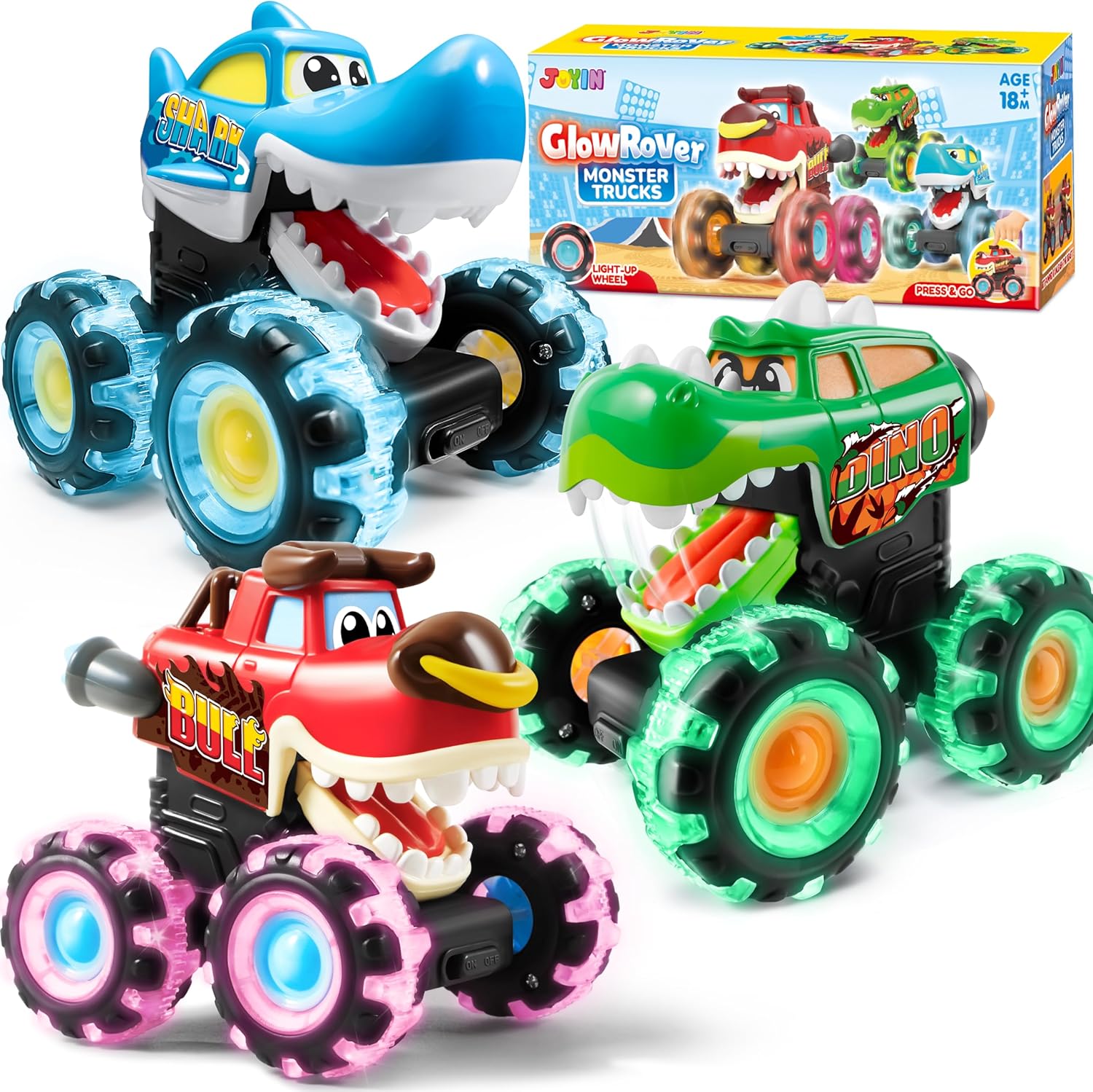 JOYFY Set di 3 Camion Mostro G - Party Games Birthday recensione e prezzo