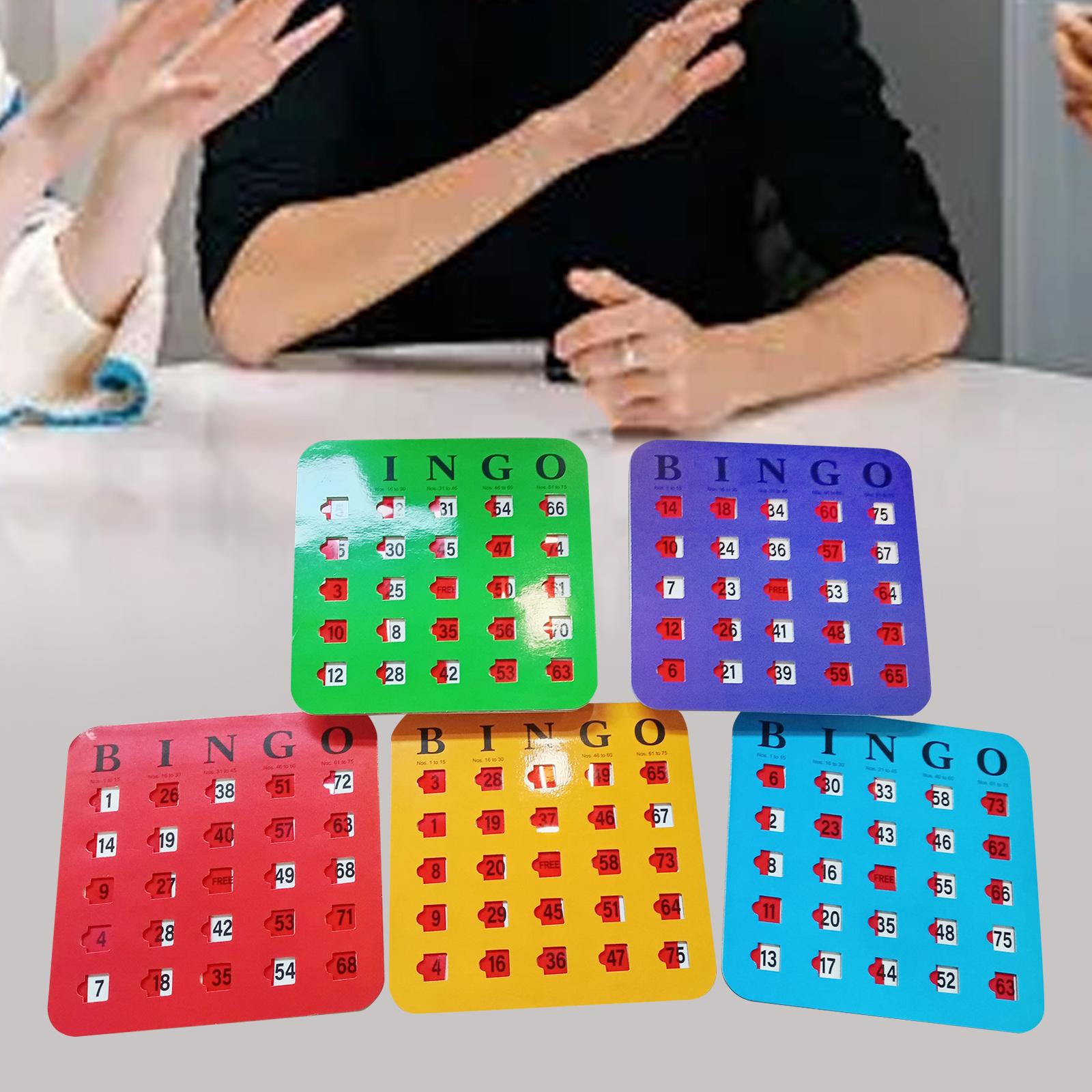 5 Pezzi Grande Stampa Bingo Ca - Party Games Group For Adults recensione e prezzo