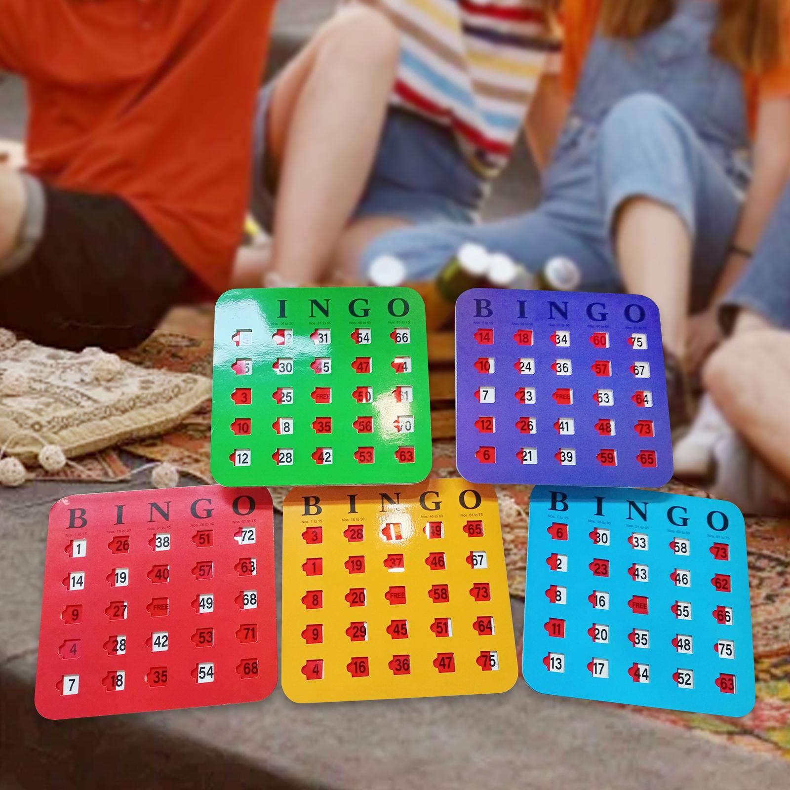 5 Pezzi Grande Stampa Bingo Ca - Party Games Group For Adults recensione e prezzo