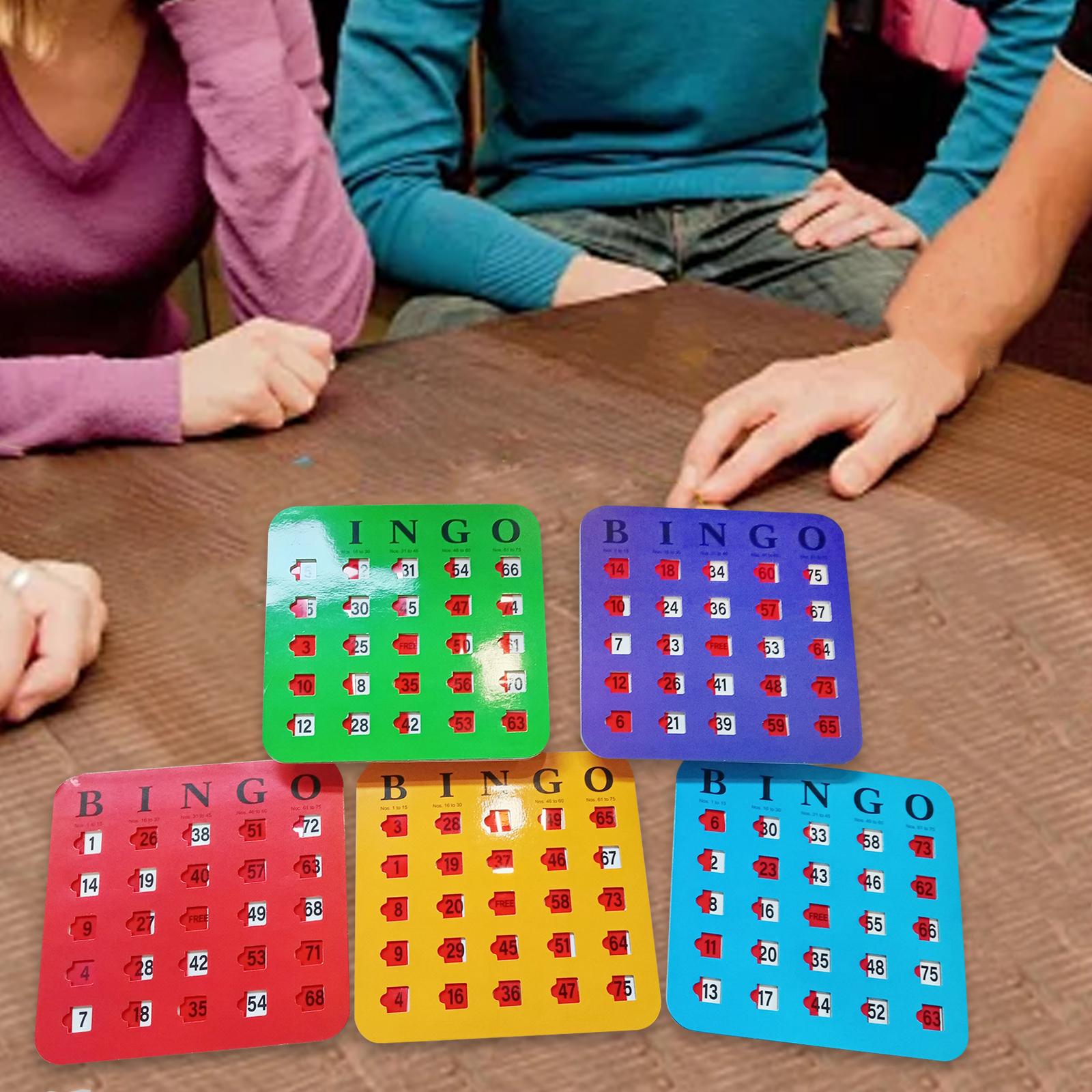 5 Pezzi Grande Stampa Bingo Ca - Party Games Group For Adults recensione e prezzo