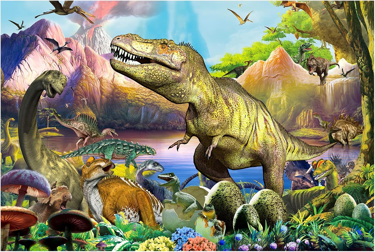 Dinosaur Group Puzzle in legno - Party Games Group For Adults recensione e prezzo